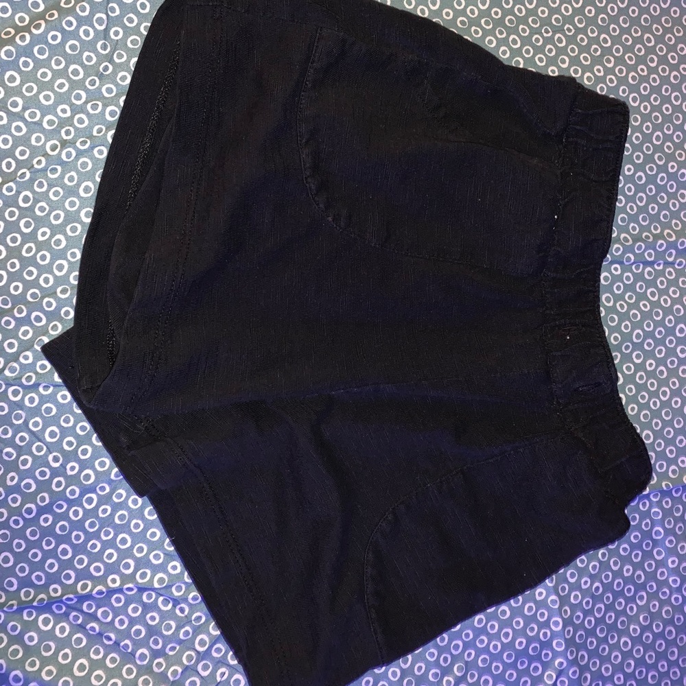 Black High Waist Shorts